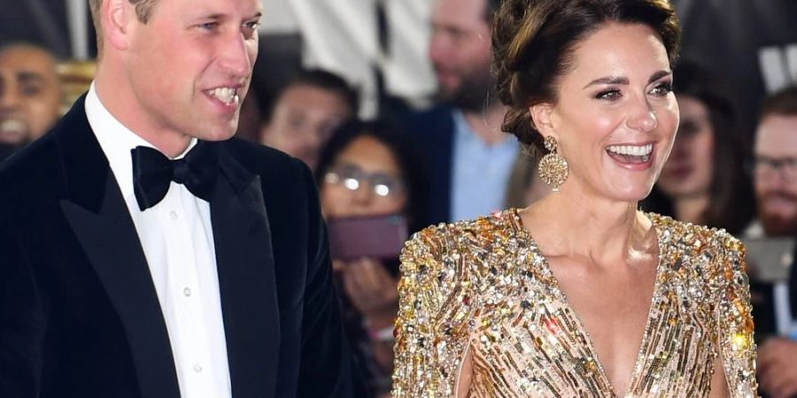 Prinz William und Herzogin Kate bei der James-Bond-Premiere.