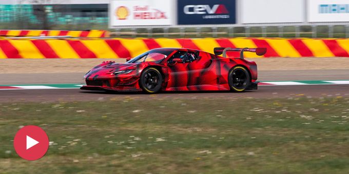 Erste Aufnahmen - So sieht der neue GT3-Ferrari in Aktion aus