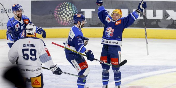 Spätes Malgin-Tor - Lions gewinnen auch zweites Final-Spiel gegen Zug!