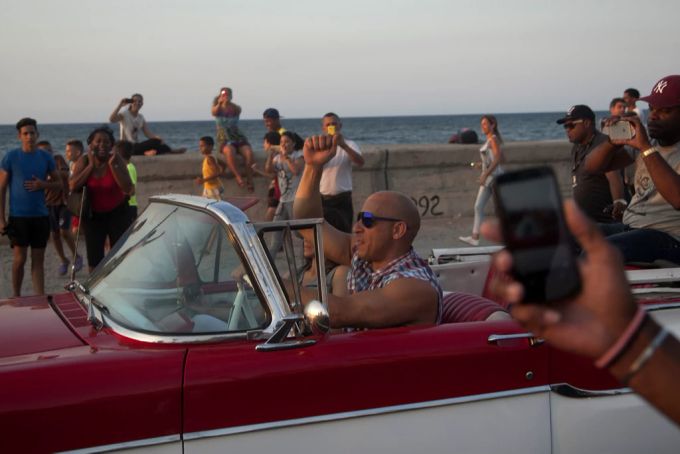 Vin Diesel nach einem Dreh von «Fast & Furious» im Jahre 2018. «Fast & Furious»