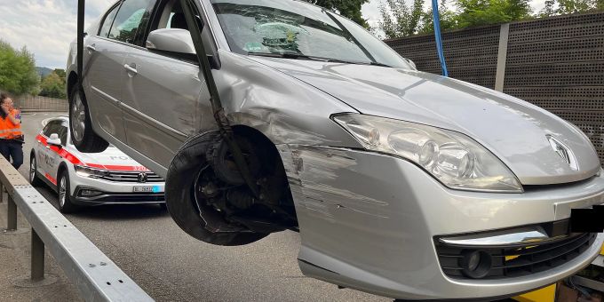 Niemand wurde beim Unfall verletzt.