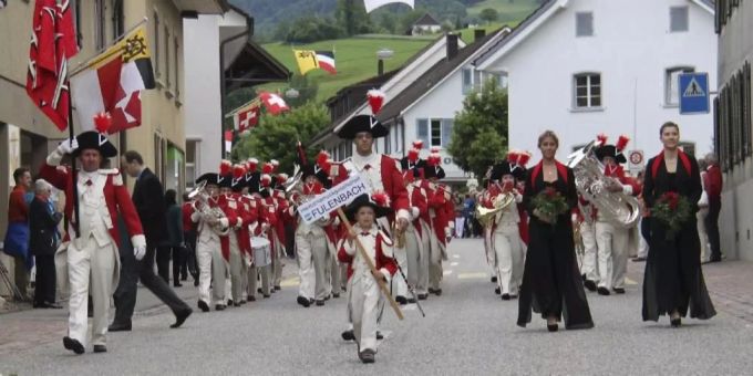 Die Harmoniemusikgesellschaft Fulenbach bei einer Aufführung (Symbolbild).