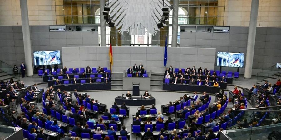 Plenum des Bundestags