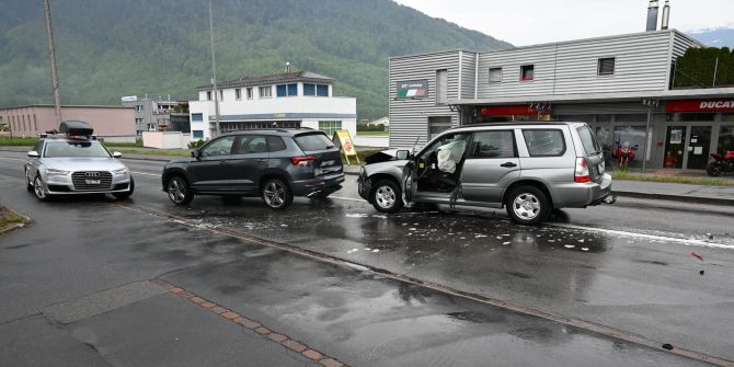 Auffahrunfall in Schänis