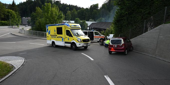 St. Josefen SG: Auf Gegenfahrbahn geraten. St. Josefen SG