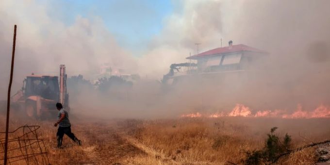 Waldbrand in Griechenland Waldbrand in Griechenland
