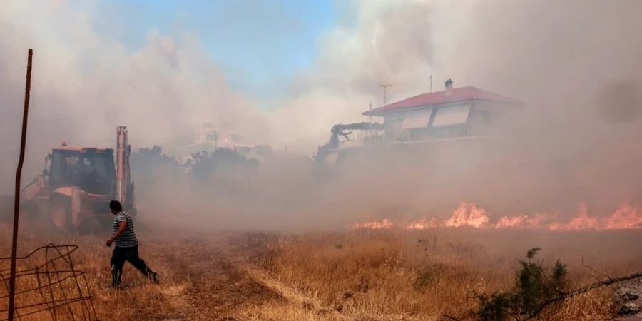 Waldbrand in Griechenland