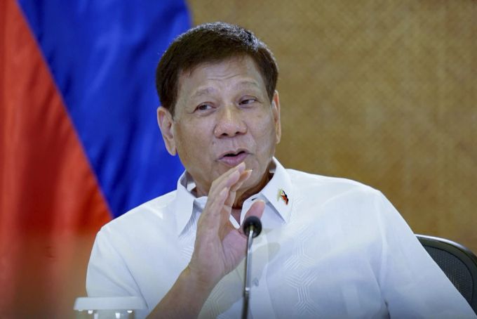 Der aktuelle Präsident der Philippinen, Rodrigo Duterte philippinen