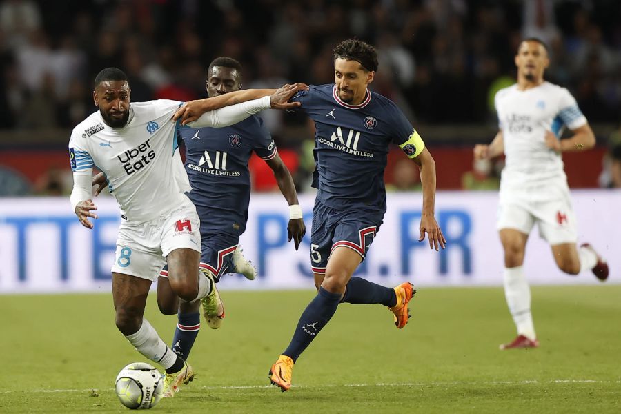 Genauso wie Captain Marquinhos (r.).