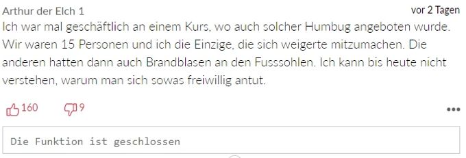 Themen der Woche Feuerlauf
