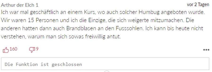 «Arthur der Elch 1» versteht nicht, «warum man sich so was freiwillig antut».
