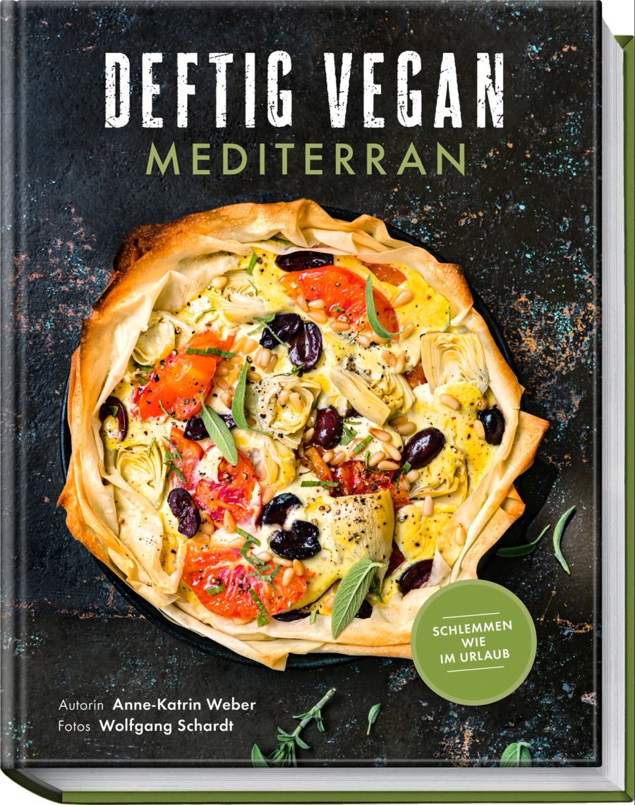 Buchcover Pizza vegan mediterran