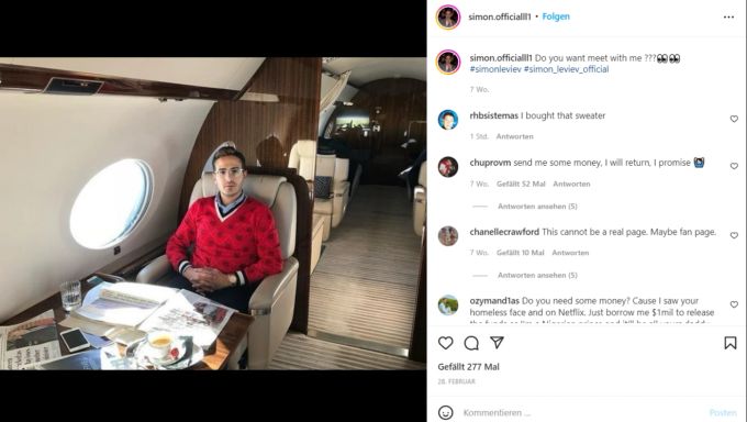 «Tinder swindler» Simon Leviev
