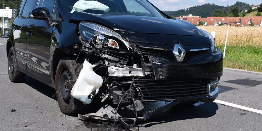 Unfall in Willisau