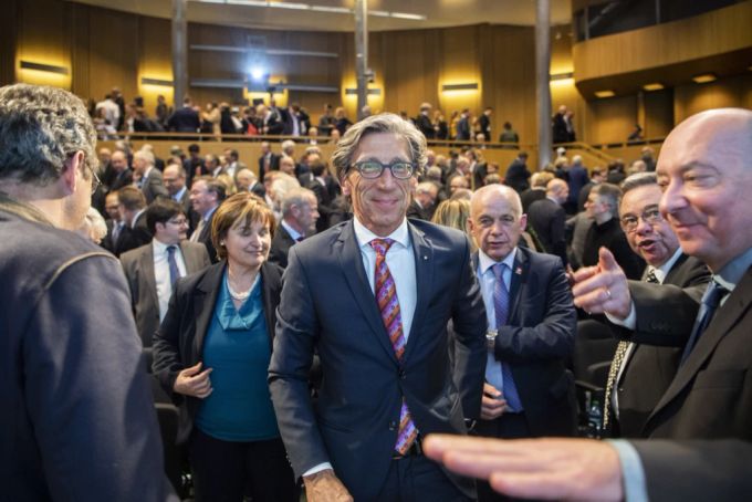 Der scheidende SRK-Präsident Thomas Heiniger im Februar 2019. srk