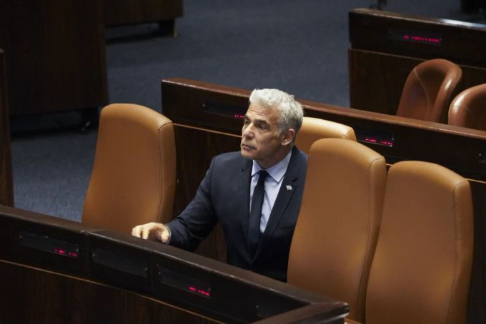 Der Aussenminister von Israel Jair Lapid Israel