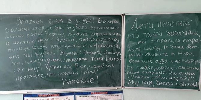Ukraine-Krieg Schule