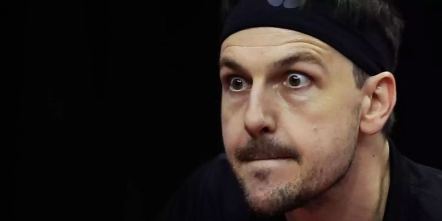 Will sich noch nicht mit dem Ruhestand beschäftigen: Timo Boll. Foto: Wang Dongzhen/XinHua