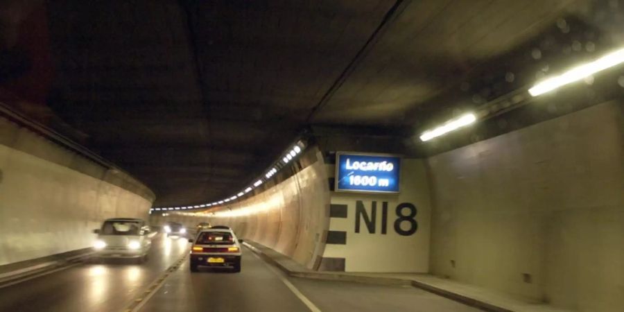Nische im Mappo-Morettina-Tunnel bei Locarno. (Archivbild)