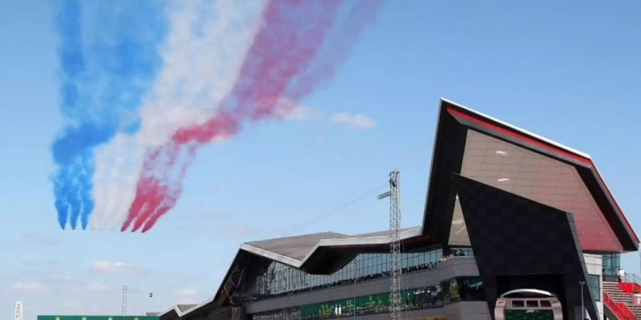 Formel-1-Traditionsstrecke in Grossbritannien: Der Kurs von Silverstone. Foto: David Davies/PA Wire