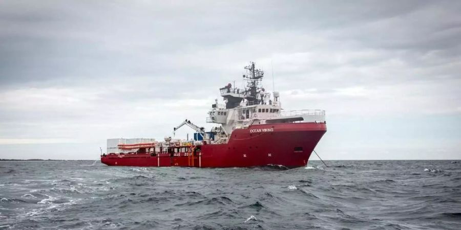 Das norwegische Schiff «Ocean Viking», dass im Auftrag der französischen Hilfsorganisation «SOS Mediterranee» Flüchtlinge vor der libyschen Küste suchen soll. Foto: Anthony Jean/SOS Mediterranee