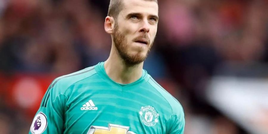 Manchester United will laut Medienberichten den Vertrag mit dem Torhüter David de Gea langfristig verlängern. Foto: M. Rickett/PA Wire