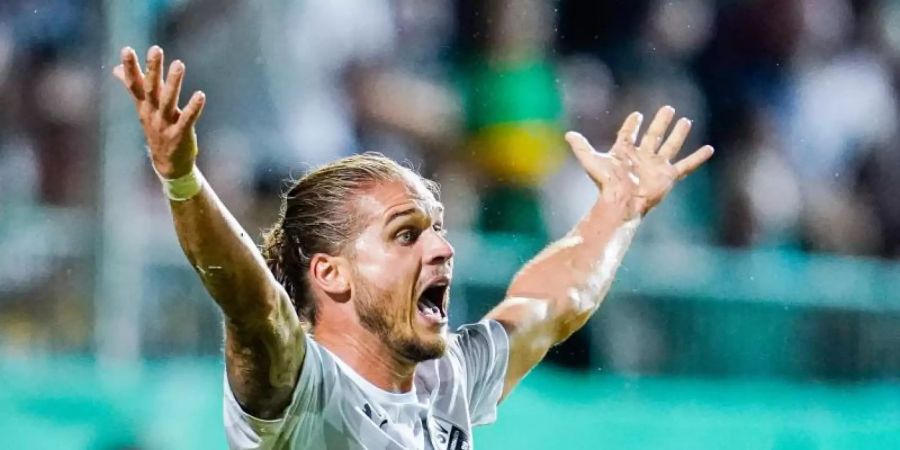 Kehrt in den Kader des SV Sandhausen zurück: Rurik Gislason. Foto: Uwe Anspach