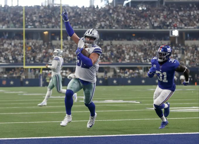Die Dallas Cowboys zeigen den New York Giants die Grenzen auf. NFL
