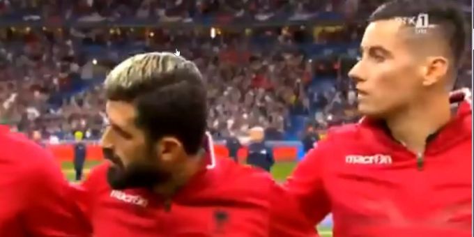 Die Spieler waren sichtlich verwirrt. Albanien