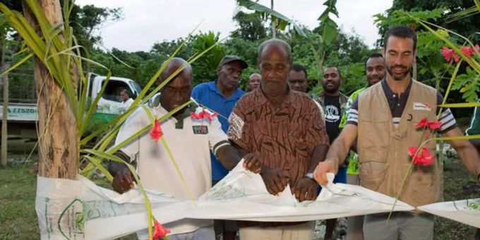 Das von der australischen Regierung unterstützte Recycling-Programm wird in Vanuatu offiziell eröffnet. Recycling