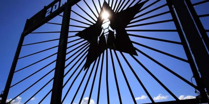 Das Symbol der «Fusion» am Eingangstor zum Festivalgelände. Das alternative «Fusion»-Festival kann ab 26. Juni stattfinden. Foto: Danny Gohlke Das Symbol der «Fusion» am Eingangstor zum Festivalgelände. Das alternative «Fusion»-Festival kann ab 26. Juni stattfinden. Foto: Danny Gohlke