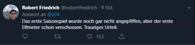Die Köngisblauen haben «den ersten Elfmeter schon vor der Saison verschossen». Schalke 04
