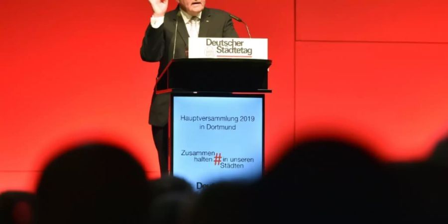 Steinmeier bei der Hauptversammlung des Städtetags
