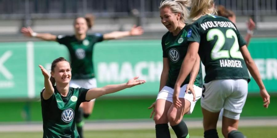 Wolfsburgs Frauen spielen in der ersten K.o.-Runde der Champions League gegen KFF Mitrovica. Foto: Peter Steffen