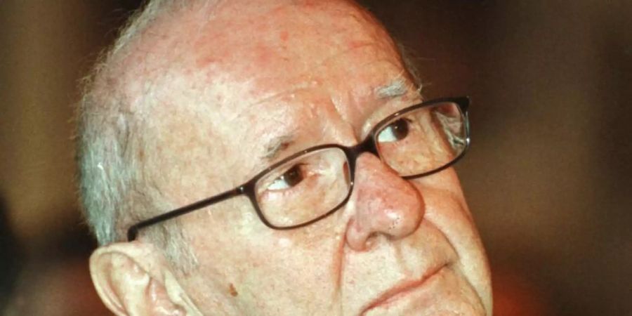 Der Schriftsteller Werner Heiduczek im Jahr 2001 in Leipzig. Foto: Wolfgang Kluge