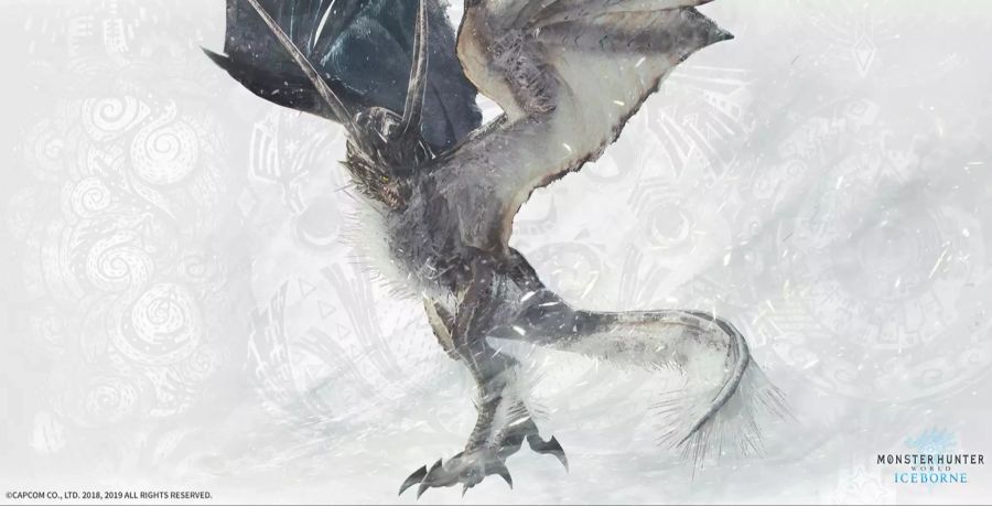 Der Schneesturm-Legiana ist eine Unterart, deren Haut mit weissem Frost überzogen ist.