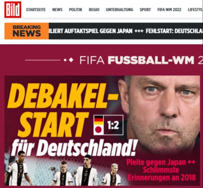 Bild.de zum Start der DFB-Elf bei der WM 2022. WM 2022 DFB