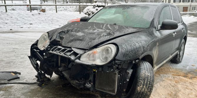 Verkehrsunfall in Schlierbach