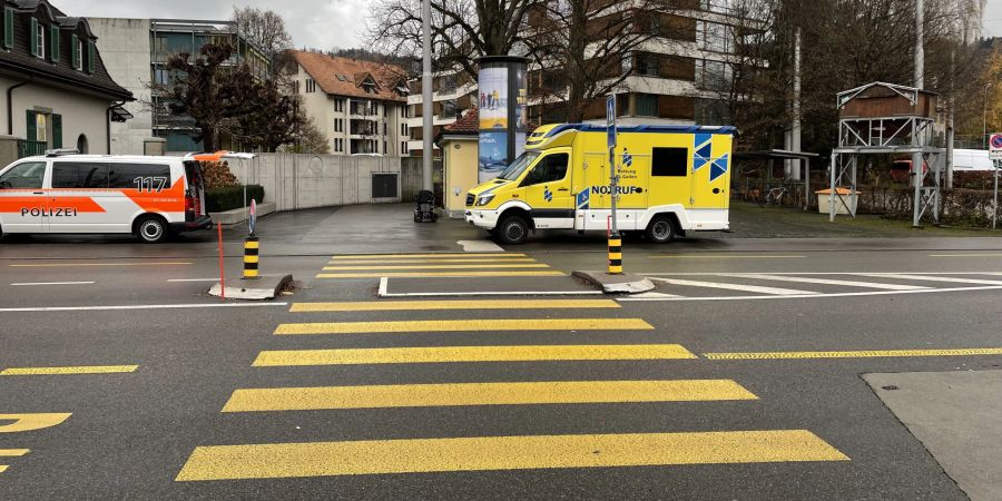 Unfallstelle Rorschacher Strasse