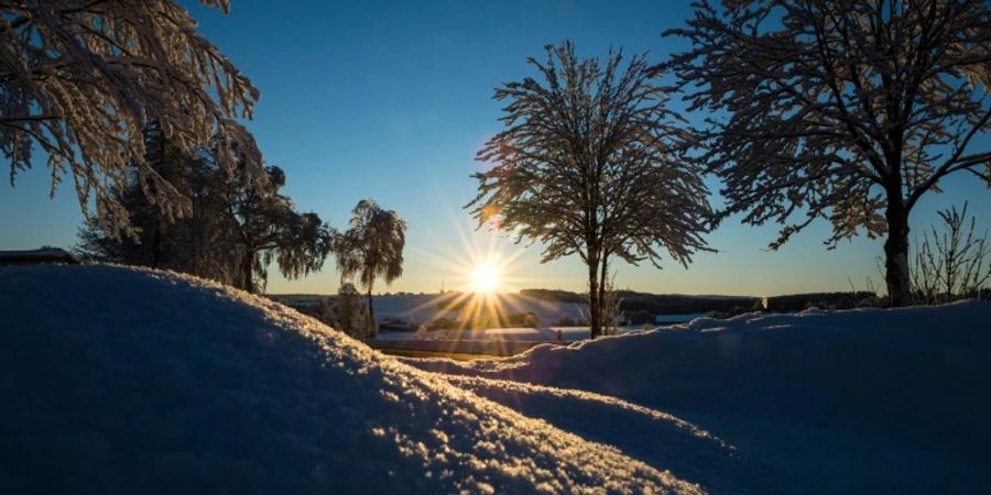 Landschaft im sächsischen Clausnitz