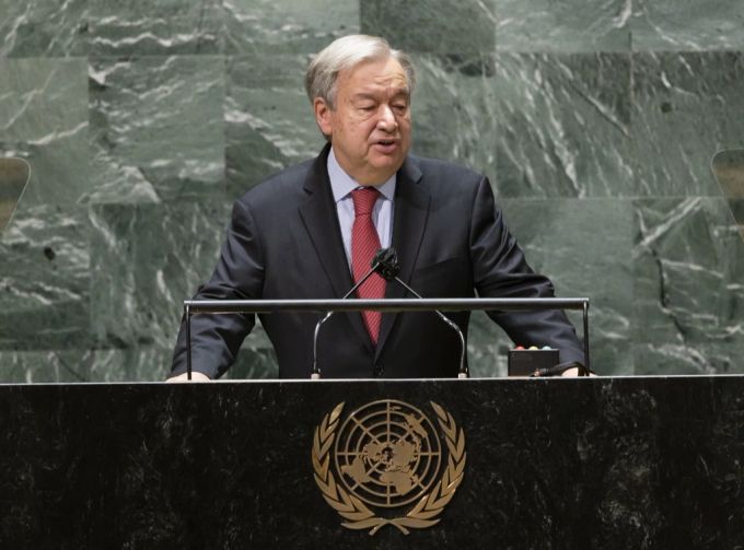 UN-Generalsekretär António Guterres. antonio guterres