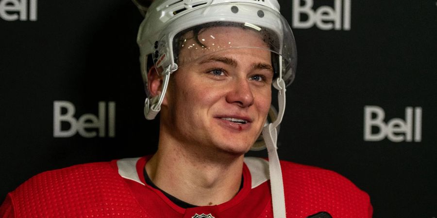 Eishockey-Profi Tim Stützle spielt seine dritte NHL-Saison.