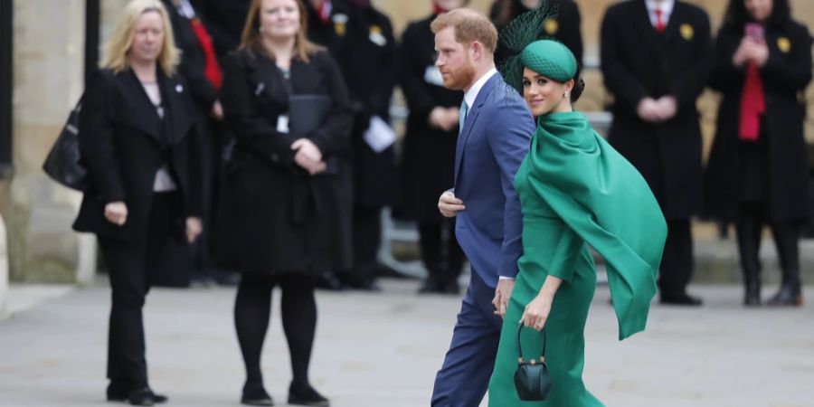 Meghan Markle und Prinz Harry sind keine aktiven Royals mehr.