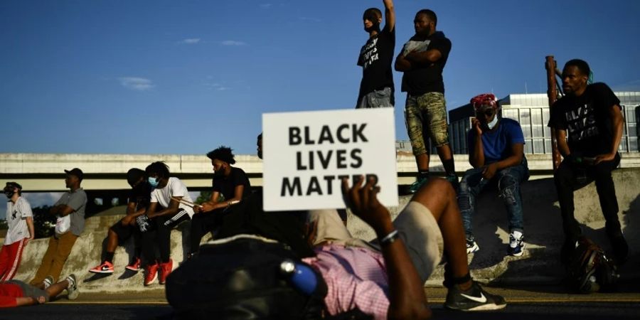 Protest in den USA gegen Polizeigewalt gegen Schwarze