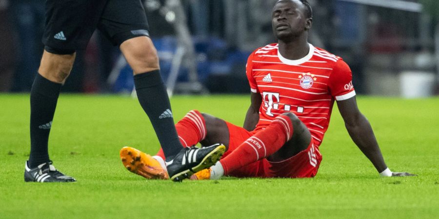 Bayern-Stürmer Sadio Mané setzte derzeit sein Aufbautraining in München fort.