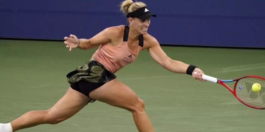 Verpasste bei den US Open das Viertelfinale: Angelique Kerber. Foto: John Minchillo/AP/dpa