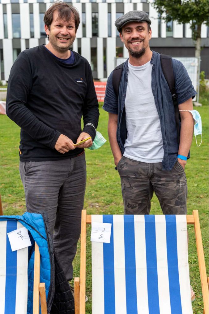 Treffen sich nach 5 Jahren wieder an den Kinonächten: Daniel und Michael.