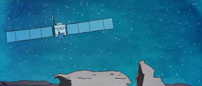 Herzig und lehrreich: Die abenteuerliche, preisgekrönte Reise der Sonde «Rosetta» und des Landeroboters «Philae» zeigt eine der spektakulärsten Weltraummissionen der Europäischen Weltraum-Organisation ESA als Zeichentrick-Animation auf der Kuppel des Planetariums. Trickfilm Planetarium