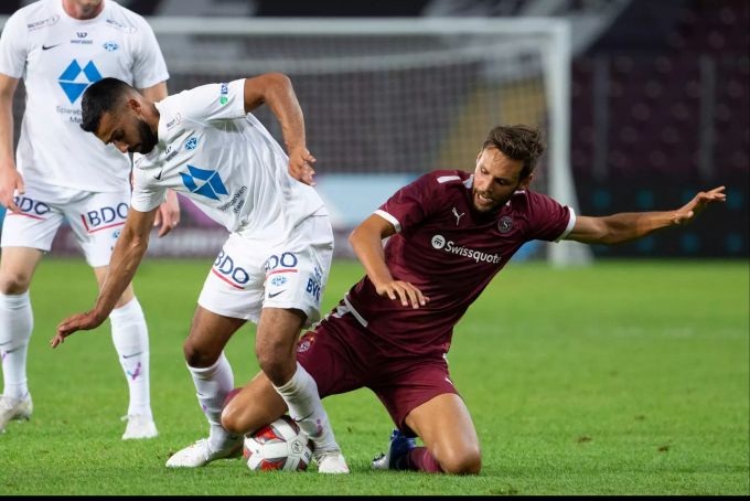 Vincent Sasso (r.) und Servette scheitern in der zweiten Quali-Runde an Molde. Servette