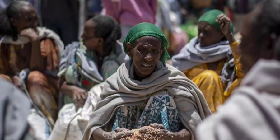 Die Zahl der vor dem Hungertod stehenden Menschen in der äthiopischen Krisenregion Tigray hat sich trotz eines einseitigen Waffenstillstands weiter erhöht. Foto: Ben Curtis/AP/dpa